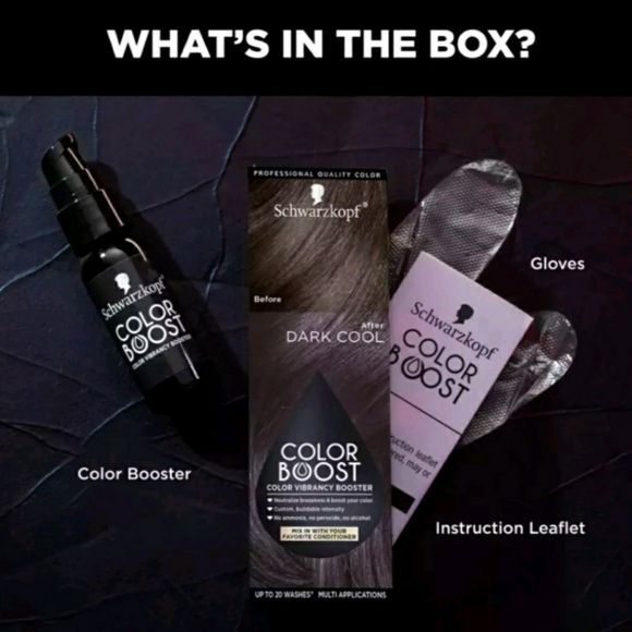 Schwarzkopf DARK COOL Color Boost Vibrancy Booster Up To 20 Washes (2 pack) - Picture 8 of 9